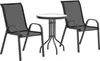 Bistro-Set3-teiligWetterfestGartenmöbelSetmitGlastischStapel Produktbild-Vorschau 1