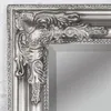 Eleganter Barock-Spiegel BESSA 80x60cm silber-antik Produktbild-Vorschau 5