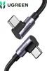 Ugreen Winkel-USB-C-Kabel 100W 5A, 2m, Schwarz – High-Speed Produktbild-Vorschau 3