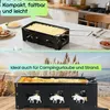 Faltbares Raclette-Teelicht für 1 -2 Personen, Raclette Set Produktbild-Vorschau 5