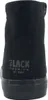 The back view of a black high-top sneaker. Produktbild-Vorschau