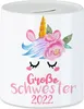 Große Schwester 2022 Spardose Einhorn Schwangerschaft Produktbild-Vorschau 1