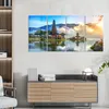 DEQORI Glasbild Echtglas 4x30x60 cm 'Ulun Danu Bratan Produktbild-Vorschau 3