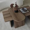 CALICOSY - Tables basses en lot de 2 avec plateaux Voir les images du produit 5