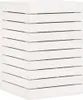 vidaXL Wäschetruhe Weiß 44x44x66 cm Massivholz Kiefer Produktbild-Vorschau 1