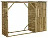 vidaXL Szopa narzędziowa z wiatą drewno sosnowe 253×80×170 Podgląd zdjęcia produktu 14