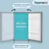 homeX Kühlschrank ohne Gefrierfach, Vollraumkühlschrank Produktbild-Vorschau 4