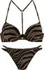 Bruno Banani Push-Up-Bikini schwarz-gold Größe 36 Cup AA Produktbild-Vorschau 1