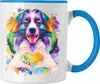 Trendation - Australian Shepherd Besitzer Farbe Love Tasse Produktbild-Vorschau 1