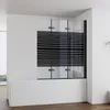 IMPTS Duschwand für Badewanne 120x140cm 3-teilig Faltwand Produktbild-Vorschau 1