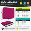 16 Zoll Laptop Tasche Notebooktasche Rot Notebook Produktbild-Vorschau 7