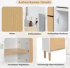 A collage of close-up images showcasing the features of a shoe cabinet. Produktbild-Vorschau