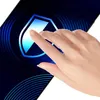 A hand is touching a screen displaying a shield icon. Anteprima dell’immagine prodotto