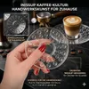 6 Espresso Untertassen Set transparent Kunststoff Ø12 cm Produktbild-Vorschau 8