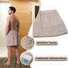 Herren Saunakilt Frottee, beige, 100% Baumwolle, L/XL Produktbild-Vorschau 3