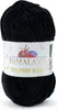 A ball of black yarn with a label. Produktbild-Vorschau