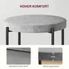 HOMCOM 4er-Set Esszimmerhocker Stapelbar Esszimmerstühle Produktbild-Vorschau 6