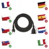 Venkovní prodlužovací kabel 5 m / 1 zásuvka / černý / guma-neopren / 230 V / 1,5 mm2 Náhled obrázku produktu