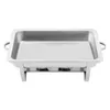9L Chafing Dish Buffet set Speisewärmer Wärmebehälter mit 3 Produktbild-Vorschau 3