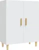 vidaXL Příborník bílý 70x34x90 cm Materiál dřeva Náhled obrázku produktu 2