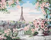 Diamondi - Diamond painting - EIFFELTURM VOM BALKON, 40X50 Produktbild-Vorschau 1
