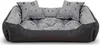 Hundebett Laufstall 75x65cm wasserdicht Knochen schwarz Produktbild-Vorschau 4