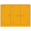 vidaXL Credenza giallo senape 99x39x73 cm acciaio Anteprima dell’immagine prodotto 6
