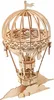 A 3D wooden model of a hot air balloon. Anteprima dell’immagine prodotto