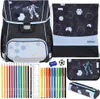 Herlitz Schulranzen Set Loop Plus Cyber Soccer 10-teilig Produktbild-Vorschau 1