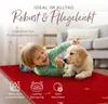 Wollteppich Gabbeh Uni Läufer Rot 60x180 cm | Moderner Produktbild-Vorschau 5