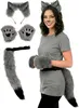 Silberfuchs Set - Wolf Karneval Faschingskostüm Produktbild-Vorschau 1