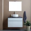 Mobile bagno sottolavabo 80cm sospeso moderno bianco e Anteprima dell’immagine prodotto 2