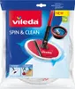 The image shows the packaging of a Vileda Spin & Clean mop refill. Podgląd zdjęcia produktu