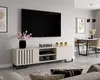 Fernsehschrank TV-Lowboard KING STEHEND Cashmere/Cashmere Produktbild-Vorschau 2