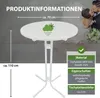 Stehtisch klappbar Ø 70 cm Höhe 110 cm Stahl Gastrotisch Produktbild-Vorschau 2