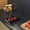 Granitan | Granitspüle NERO - Schwarz - Einbau mit Produktbild-Vorschau 2