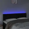 vidaXL LED Kopfteil Schwarz 144x7x78/88 cm Samt -  Kopf- & Produktbild-Vorschau 4