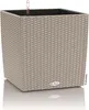LECHUZA-Pot de fleurs CUBE Cottage 50 Marron sable | Pot de Voir les images du produit 1