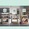 Banco da lavoro Relaxdays, con rotelle, L x P x A: 69,5 x Anteprima dell’immagine prodotto 6