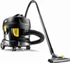 A black and yellow Kärcher wet/dry vacuum cleaner with a hose and wand is shown against a white background. Voir les images du produit
