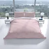 Baumwolle Bettwäsche Set 155x220 cm Rosa Weiß Rauten Produktbild-Vorschau 5