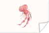 MuchoWow® Poster Quallen - Meerestiere - Rosa - Aquarell Produktbild-Vorschau 1