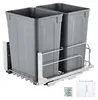 Wysuwany kosz na śmieci VEVOR (35 qt x2), podwójny kosz na Podgląd zdjęcia produktu 3
