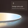 Plafonnier LED salle de bain projections d'eau plat Voir les images du produit 3