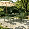 Outdoor Essgruppe Tisch- und Stuhlset aus Eisen – Produktbild-Vorschau 1