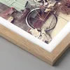 Gerahmtes Poster - Rahmen in heller Eiche - Fahrräder Produktbild-Vorschau 2