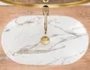 Lavabo Da Appoggio REA ROYAL LAVA WhiteOval Anteprima dell’immagine prodotto 5