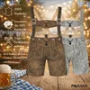 Pantaloni corti in pelle tradizionale da uomo PAULGOS - HK5 Anteprima dell’immagine prodotto 4