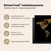 KitchenYeah© Herdabdeckplatte Weltkarte - Gold - Luxus - Produktbild-Vorschau 6
