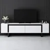 Skye Decor, Yildiz - Biela, čierna, TV stolík, biely, 100 % Náhľad obrázku produktu 2